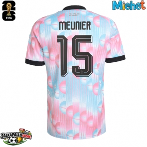 Belgia Thomas Meunier #15 Vieraspaita MM-kisat 2026 Lyhythihainen
